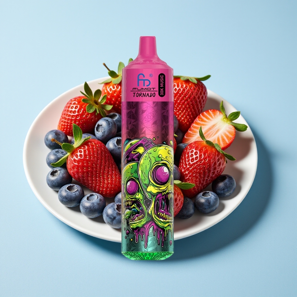 Fumot RandM Tornado 30000 Puffs 30mL 2%/5% Jordgubb Blåbär