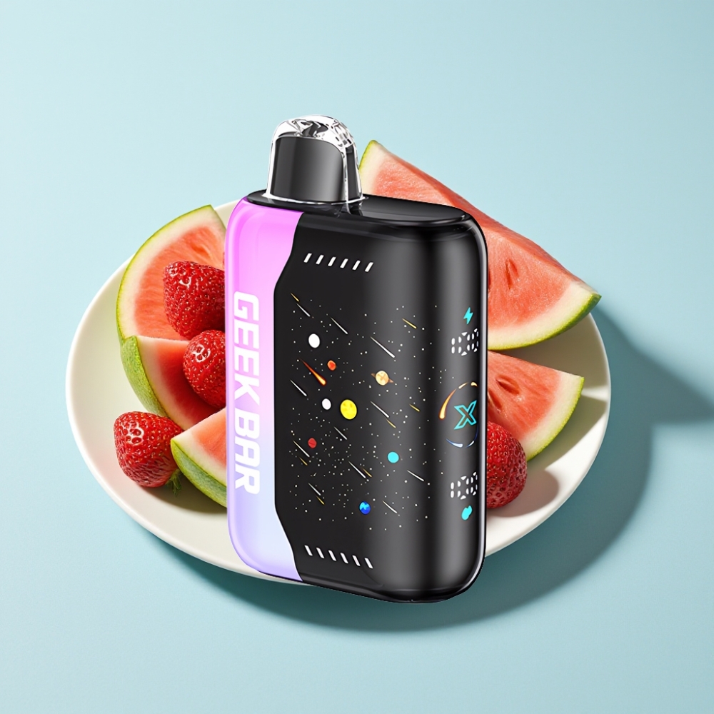 GEEK BAR Pulse X 42K Puffs Meteor Edition Dubbel Mesh Coil & 3D-skärm