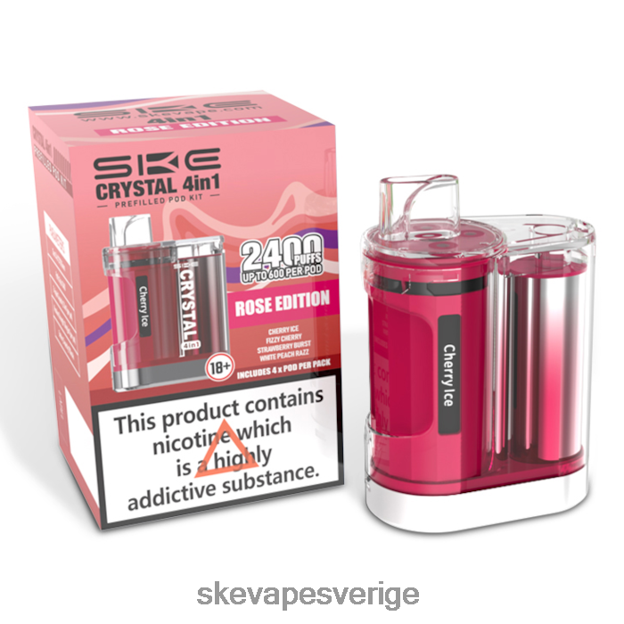 SKE Crystal Vape - SKE crystal 2400 4 i 1 pod kit blandat rose upplagan 8RD4HL98